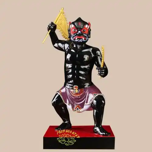 冥界地府神像黑白无常仙黑白无常神像价格小鬼判官佛像厂家