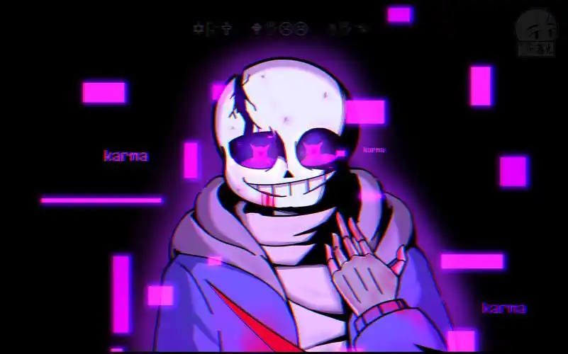 【传说之下:因果报应】【undertale:karmas a b1#ch】ukb!sans 绘画_
