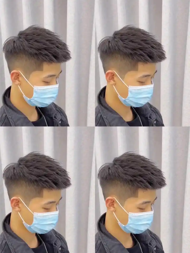 潮男必备前刺发型 锡纸烫 潮男必备前刺发型,简单烫一下自己在家就能