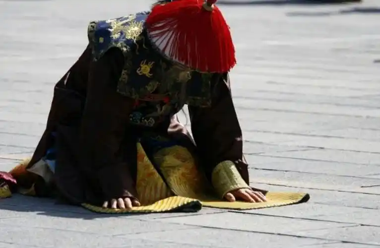 清朝臣子叩拜皇帝为什么要先甩袖子