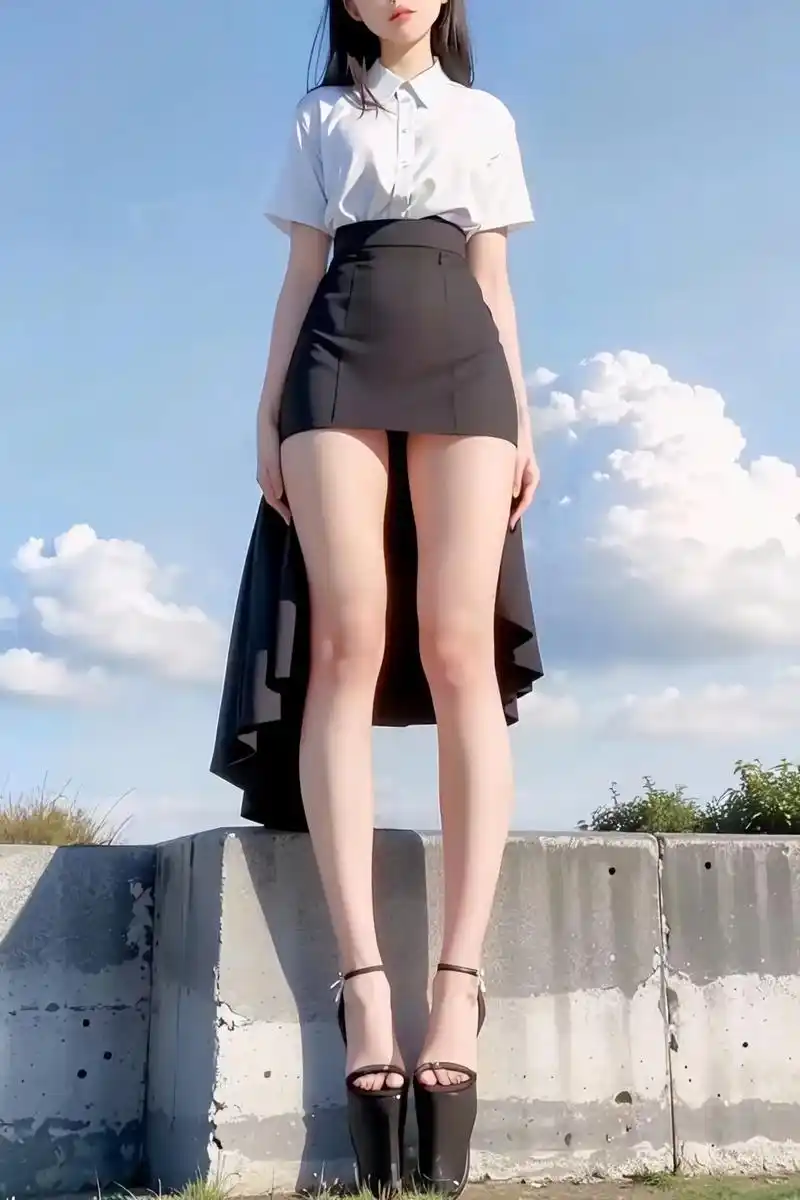 20厘米恨天高效果怎么样?#抖音图文来了 #二次元 #甜美女 - 抖音