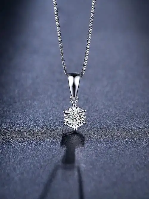 doido 18k白金钻石吊坠-闪耀炫彩系列