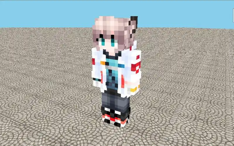 minecraft我的世界皮肤冰柠味的糖画明日方舟一位医疗干员苏苏洛的mc