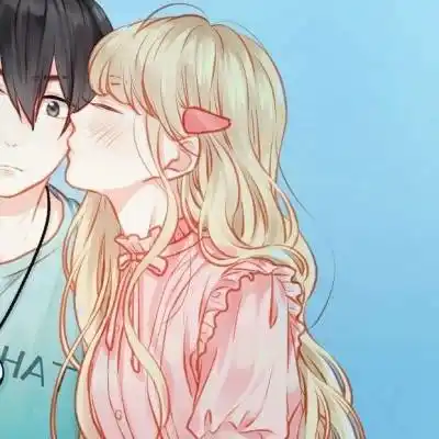 好看的微信卡通情侣头像2020抵达幸福的彼岸