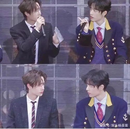 "我和你,就是全世界."肖战&王一博(图源自网络)