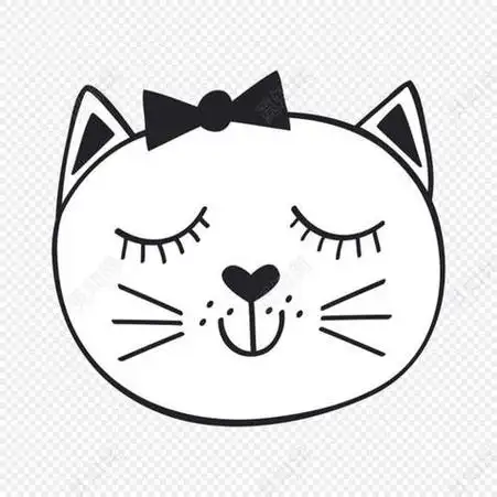 萌猫人物简笔画猫咪卡通人物情侣头像简笔画可爱猫头的卡通简笔画可爱