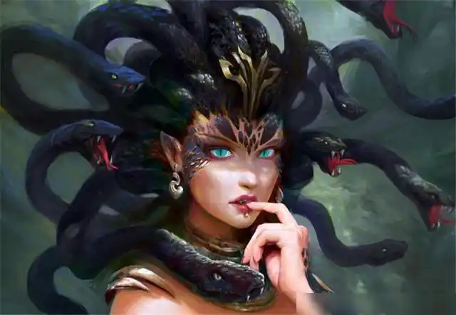 从美人到蛇发女妖:一开始的美杜莎其实并不邪恶,她都是被逼的|雅典娜