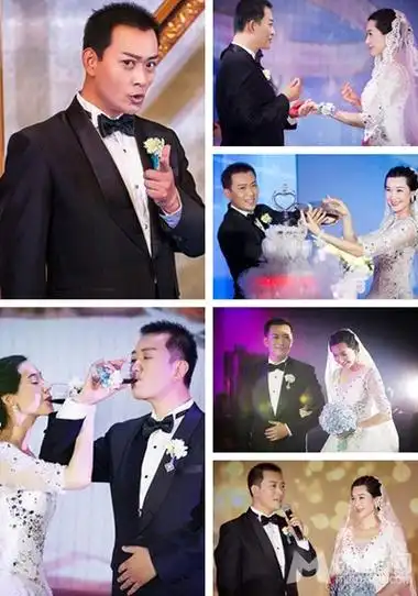 黄海冰甄锡喜结连理 婚礼现场浪漫温馨