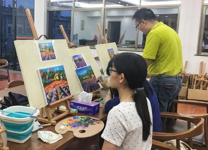 静远的诗意——燕罗街道机关工会油画班培训