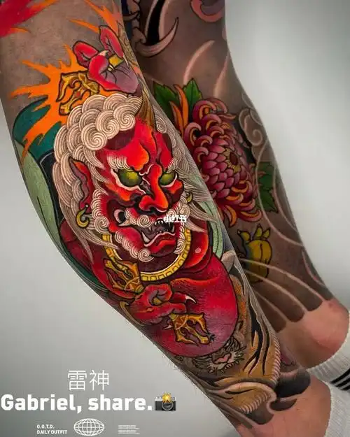 纹身  #花臂纹身  #花腿纹身