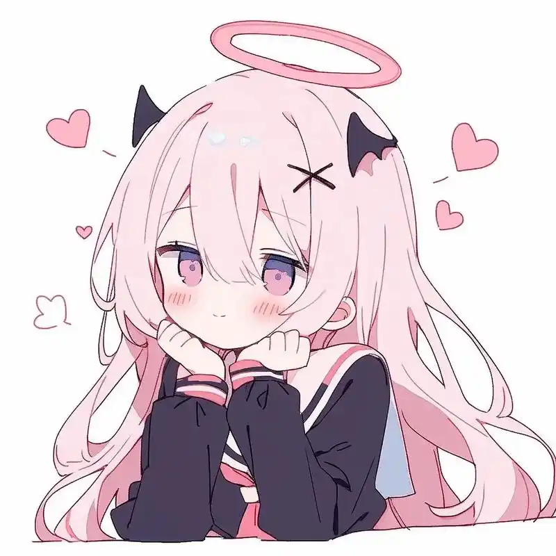 谁能拒绝乖乖小恶魔.#动漫女头 #女生头像 #甜妹头像 #a - 抖音