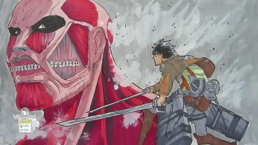 【进击的巨人】求这幅画的原图,拜托了!