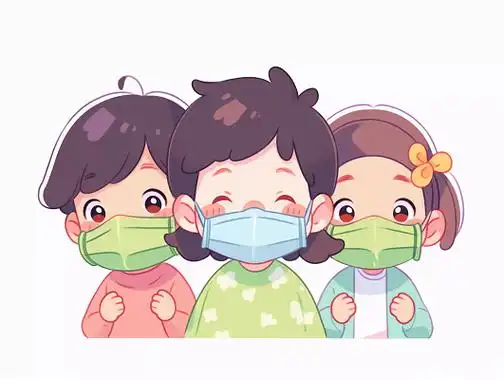 口罩儿童戴口罩卡通元素