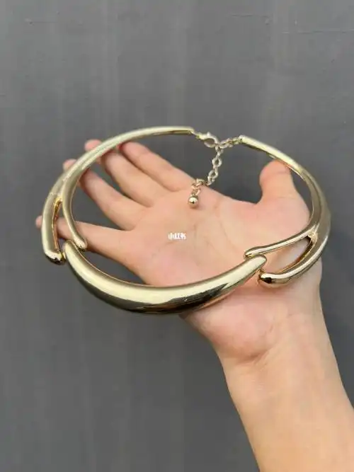 vintage古着异形金属项圈