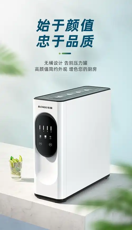 志高净水器家用直饮500g大通量ro反渗透自来水纯净水机600g过滤器