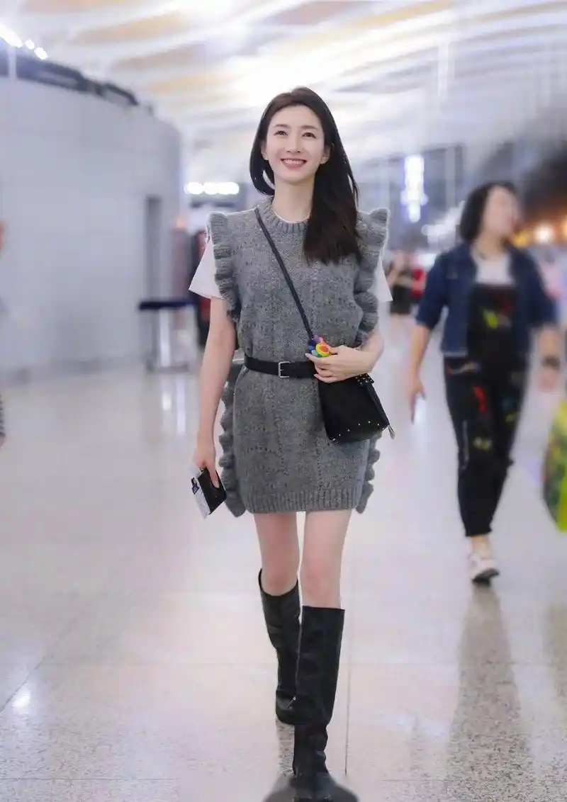 杨幂,江疏影,郑爽,沈月,女明星长筒靴一览,长筒靴真的不能随便穿