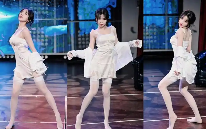 许杨玉琢～白丝美腿,视觉盛宴!