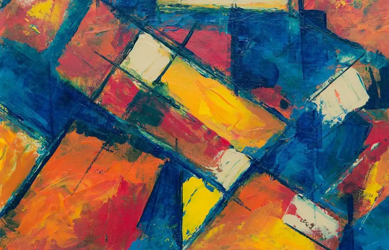 ppt素材70幅油画的抽象涂鸦背景图片