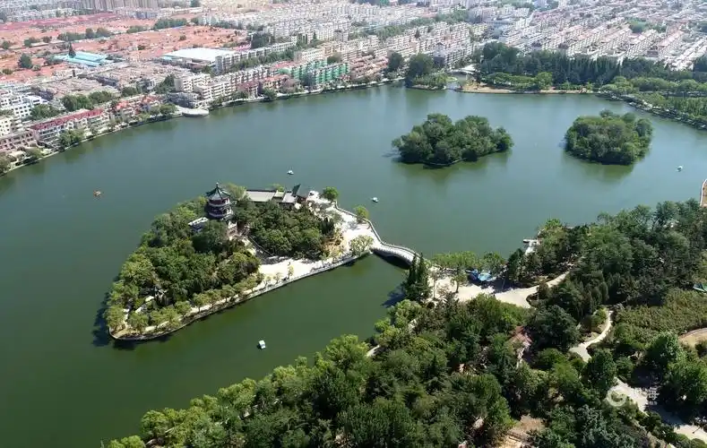 端午假期嗨玩好去处打卡莱西月牙湖