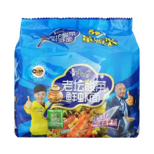 康师傅老坛酸菜鲜虾五连包118g*5包/组图片【图片 价格 品牌 报价】