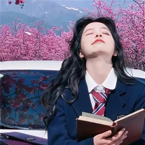 森系氛围感女生头像图片