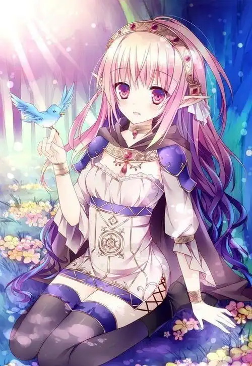 唯美插画卡通动漫人物漂亮萌妹纸图片 - newsfeed3538的日志 - 网易