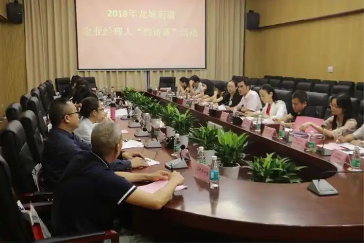 2018年龙城街道企业经理人"约访谈"交流会圆满举行