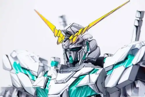 mega独角兽高达类漫画二次元风格笔涂制作