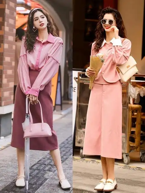 是时候摆脱黑白灰了!今年流行"粉色",照着搭配显白有气质