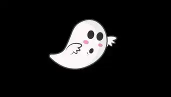 卡通万圣节幽灵小鬼恐怖