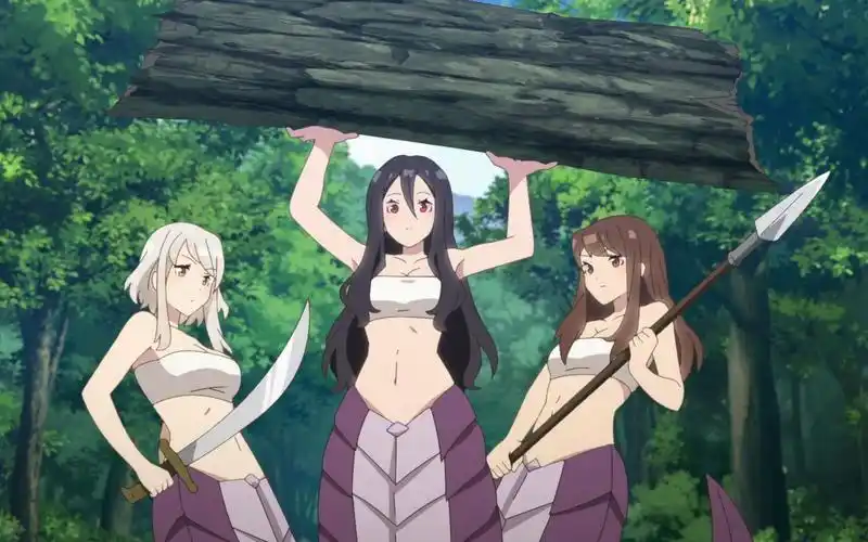 "三个半人蛇美少女好漂亮~.