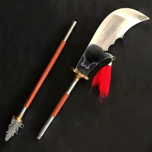 大刀春秋青龙偃月刀十八般兵器武术表演关公冷兵器不锈钢更多武术装备