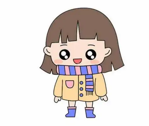 卡通简笔画汉服小姑娘q版简笔画小女孩简笔画q版初音未来手绘简笔画