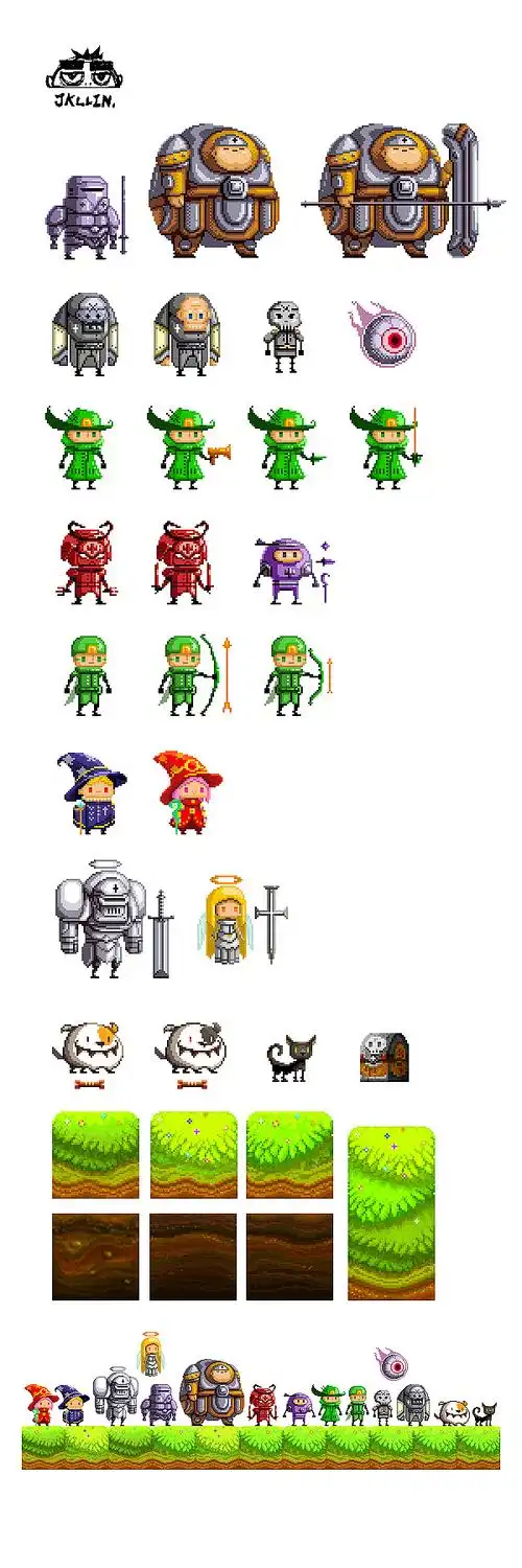 自学像素—rpg素材练习