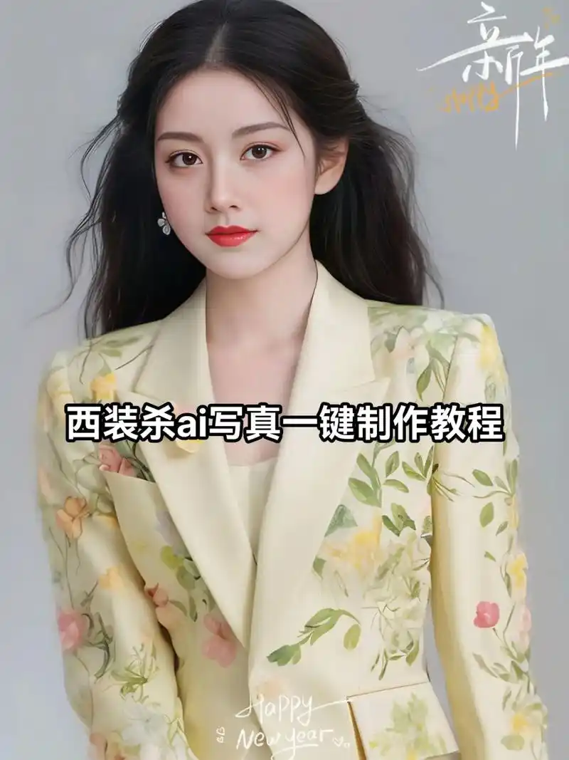 西装杀ai写真照一键制作教程.职场写真照一键免费生成  免费 - 抖音