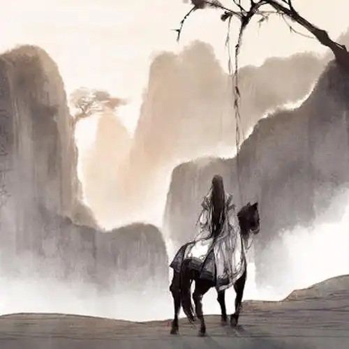 【动漫男头】古风 骑马 背影 水墨风 - 堆糖,美图壁纸兴趣社区