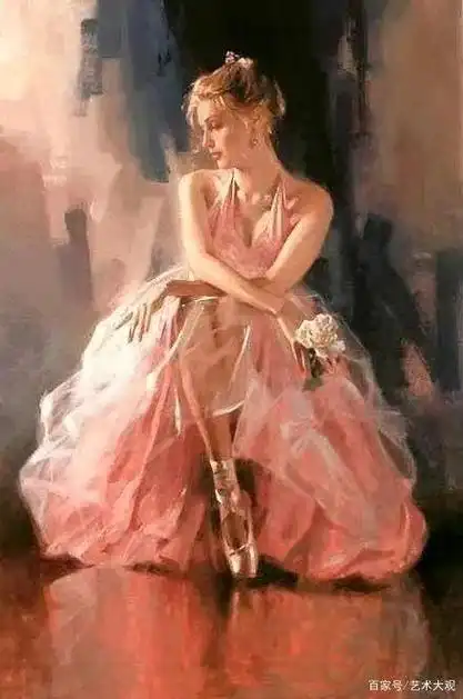 画家心目中的美女——当代画家richard s. johnson人物油画欣赏