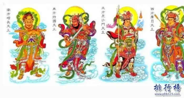 魔家四将:魔家四将和四大天王简介,相当于现代保安