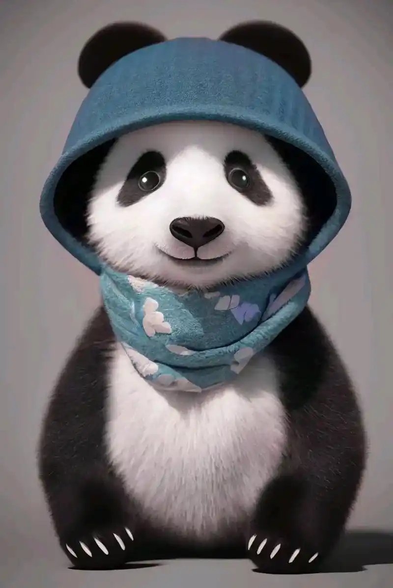 手机壁纸|创意国宝萌宠熊猫