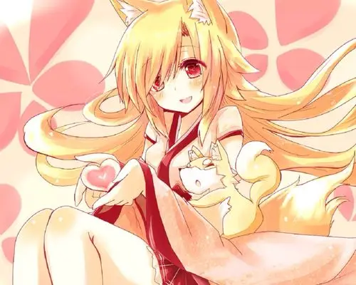 狐耳少女的图片,像那个人的