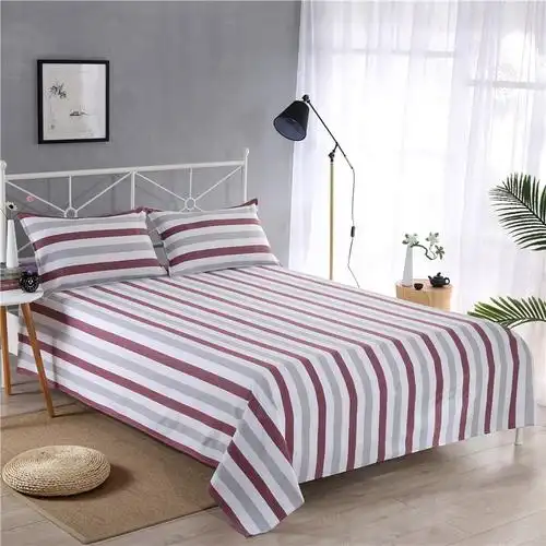 粗布床单老土布加厚老粗布床单单件老土布被单学生宿舍单人两件套被子