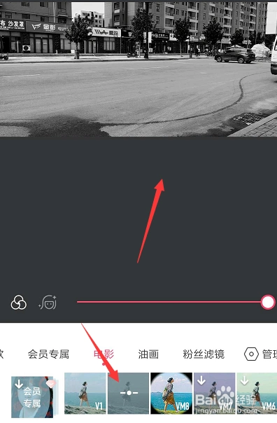 手机美图秀秀中如何将图片转为黑白图片效果