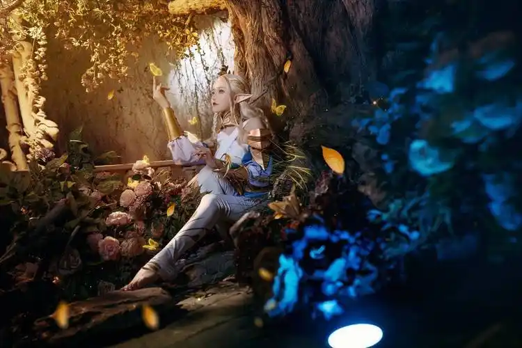 超清壁纸王者荣耀艾琳真人版cosplay