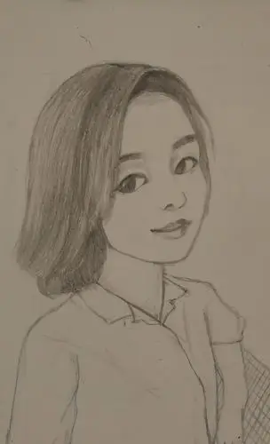 照片人物纯手绘画像