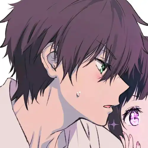 折木奉太郎,唯美,可爱,冰菓,情侣头像「心有南北 动漫情头