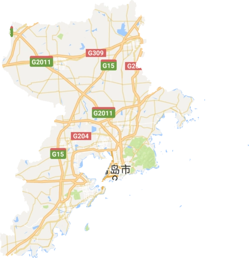 青岛市高清电子地图