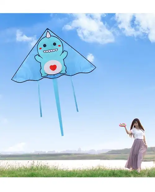 迪士尼小恐龙潍坊可爱卡通风筝新款网红微风易飞专用手持儿童大人新年