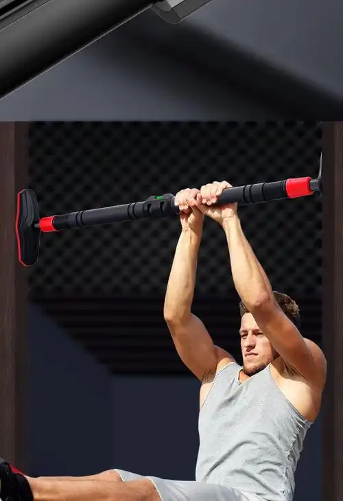 伸缩单杠家用室内免打孔吊杆引体向上单杆运动锻炼支撑杆健身横杆 水