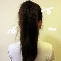 齐短马尾背影头像女生_微信头像图片大全