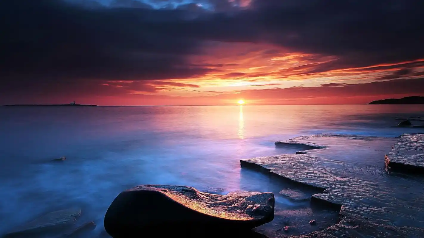 精选唯美夕阳优美意境高清桌面壁纸